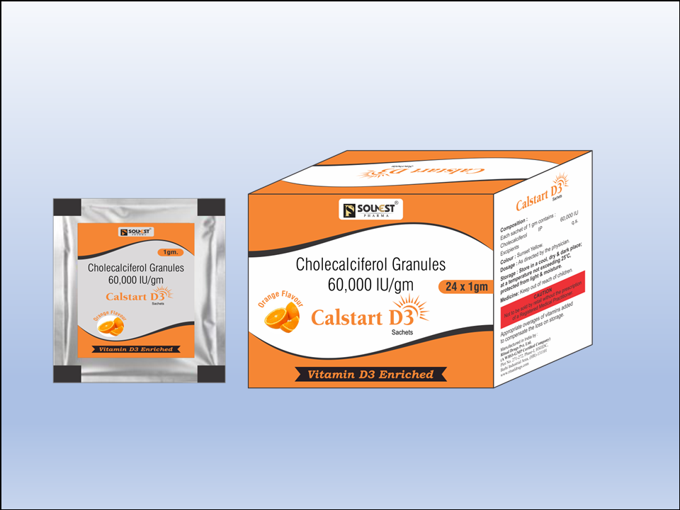 CALSTART D3 60K SACHETS